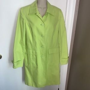 Evan Picone spring car/trench coat